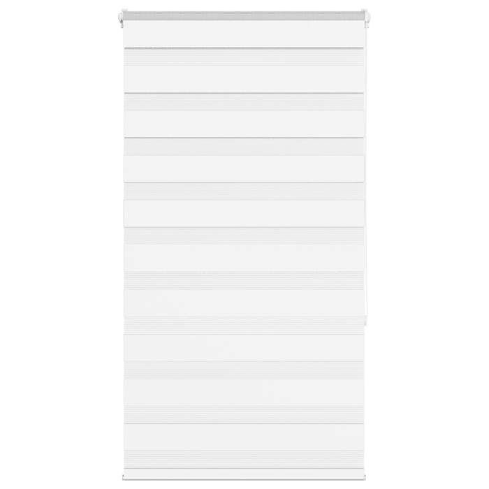 VidaXL Store zèbre blanc 70x150 cm largeur du tissu 65,9 cm polyester, store à enrouleur zébré, store zébré pour fenêtre, 4014749