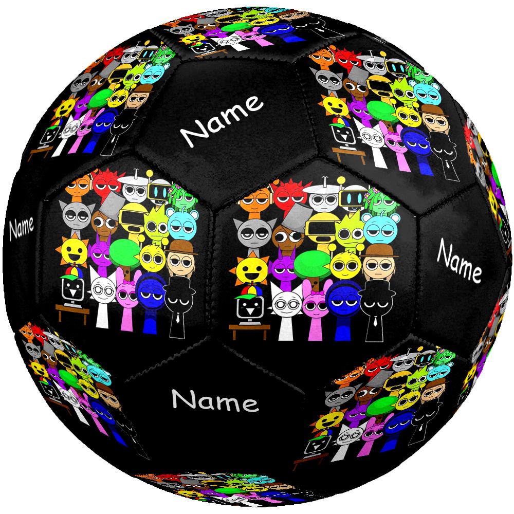 Custom Name Sprunki Theme Size 5 Soccer Ball, Suitable for Both Indoor and Outdoor Matches, a Gift Suitable for Everyone.