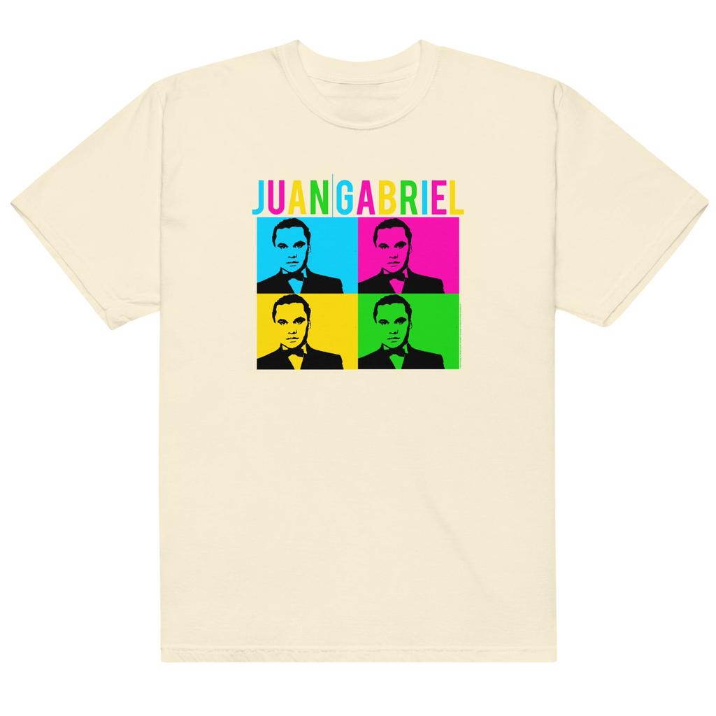 Juan Gabriel Pop Art T-shirt Men and Women Summer Cotton Y2K Clothing Fashion Round Neck Short Sleeved Tee