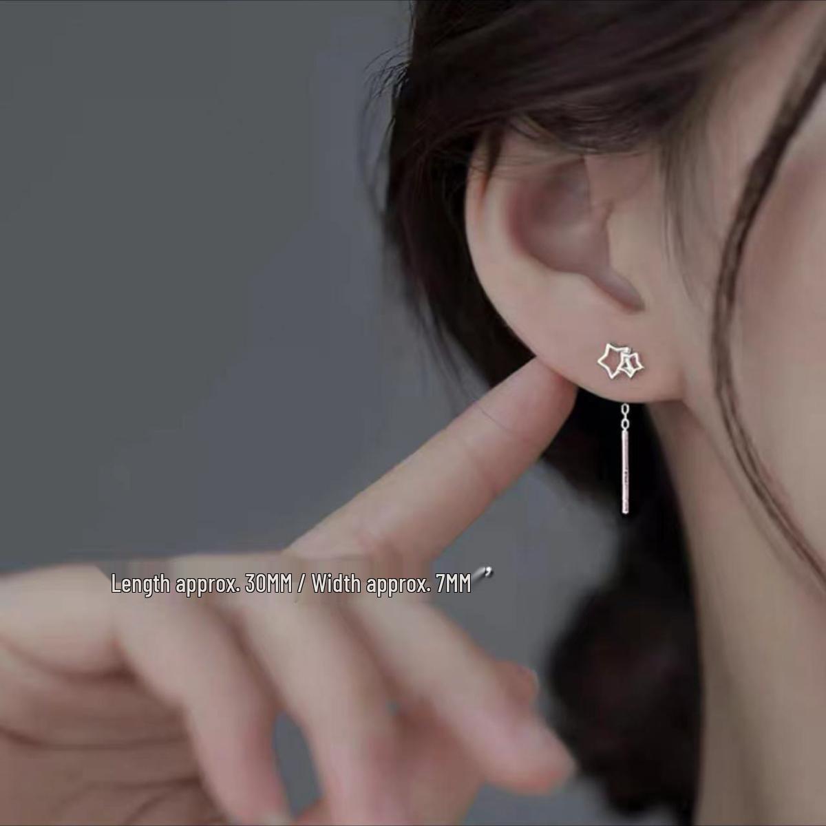2024 Hot-Selling Star Ear Cuffs: Women s Fashionable, High-End Style Earrings