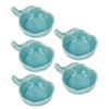 5pcs Ceramic Tealight Candle Holder Aromatherapy Burner Ceramic Dish Small and Exquisite Essential