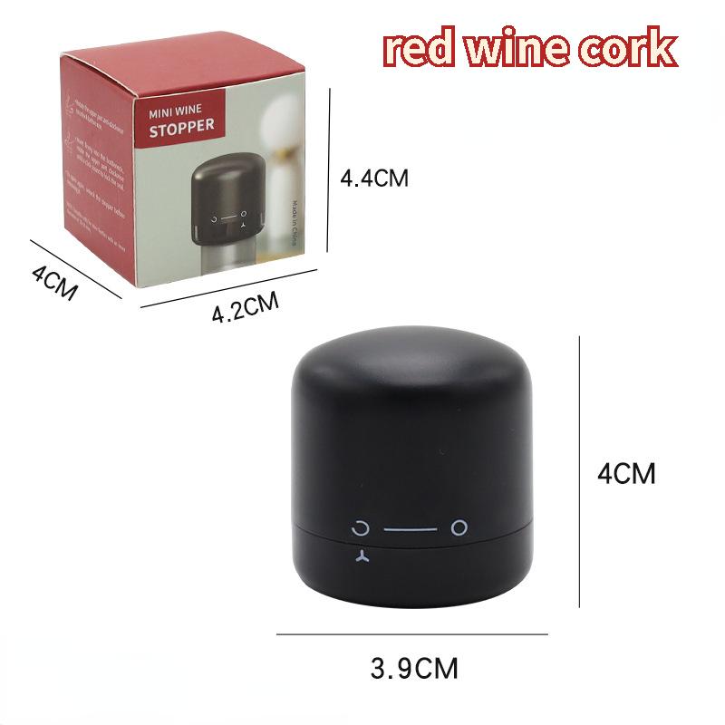 

1PC Silicone Red Wine Stopper Leak-proof Sealing Wine Bottle Cap Vacuum Retain Freshness Champagne Stopper Home Bar Accessories