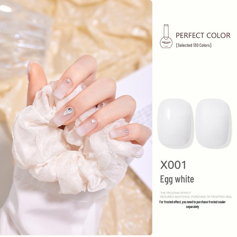 Nail Gel Polish: 130 New Nude & Bright Colors - Ice Translucent, Phototherapy, Glitter, Cat Eye Finish