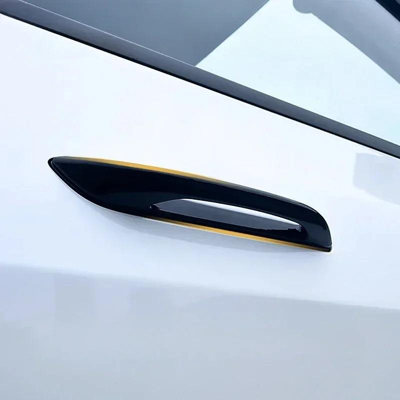 Car Antifreeze Door Handle For Tesla Model Y/3/3+ Highland Model Y Juniper 2025 Frost Proof Patch Cover ABS Modification Parts