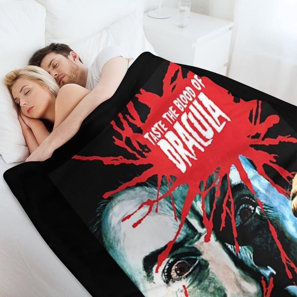 Halloween Blood Scary Vampire Dracula Horror Movies 80s Fans Gifts Throw Blanket Cosplay Anime Sofas Kid'S Blankets