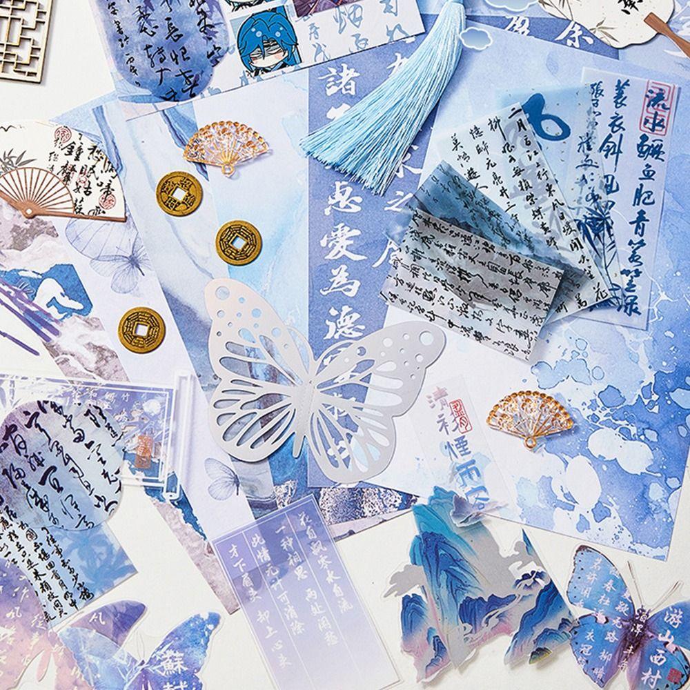 Wielokolorowy Papier Tła Sceny z Kreskówki Styl Chiński Akcesoria Dekoracyjne Itabag DIY Itabag