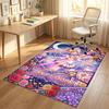 Personalized Crystal Velvet Carpet,Sailor Moon Custom Printed Name, Plush Area Rug For Home Indoor Decor