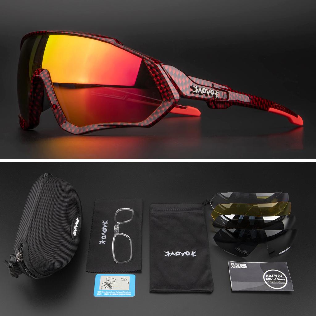 Cycling Glasses Men and Women Outdoor Running Bicycle Polarized Eye Protection Goggles