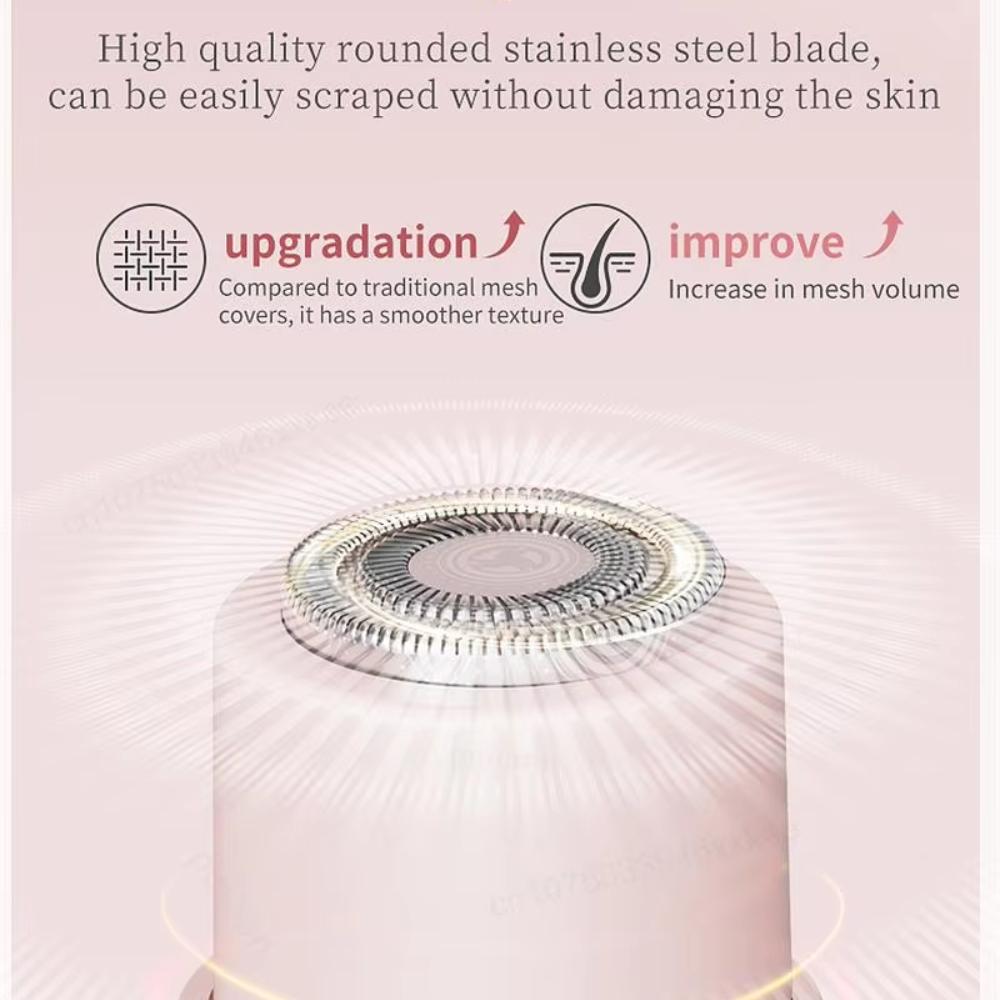 Beard Shaver for Women Bikini Underarm Female Trimmer Waterproof Hair Removal Epilator Electric Shaver 2 In 1 Lady Facial Razor