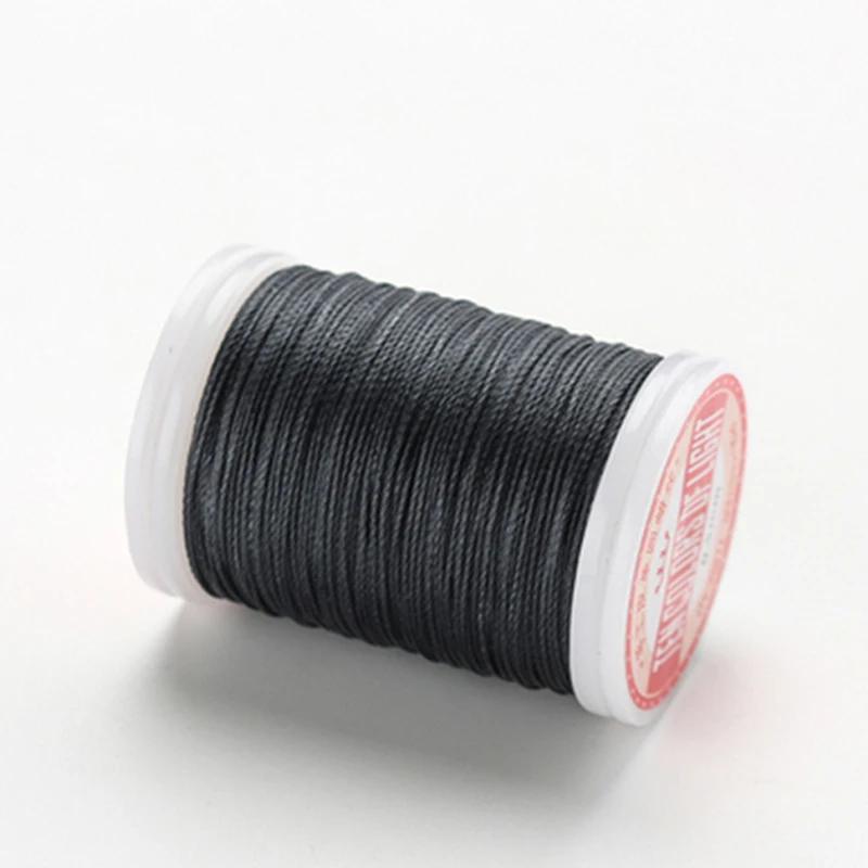 

0.4/0.5/0.6MM DIY Accessories Leather Craft Sewing Thread Round Waxed Thread Polyester Cord Wax Coated Strings Drop Shipping 0.4mm