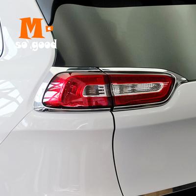 2014 2015 2016 2017 2018 Für Jeep Cherokee KL Auto ABS Chrom Heck Rücklicht Lampe Rahmen Abdeckung Zierleisten Aufkleber Zubehör 4 Stück