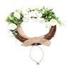 Faux   Half Wrth Spring   Yr Round Artificial Floral Wrth for Farmhouse Front Door Porch Wedding Decor