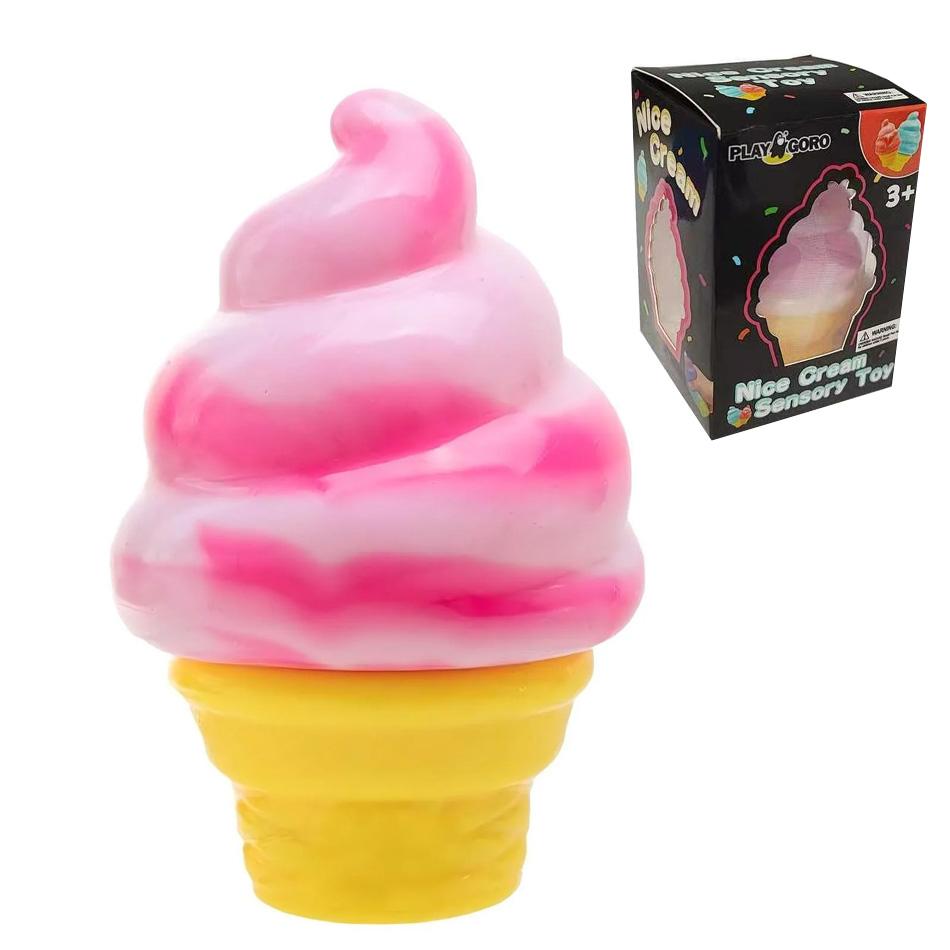 Hot Schylling Ice-Cream Sensory Toys Stress Relieving Blocks Pinching Relieving Puzzle Solving Venting Children Souvenir