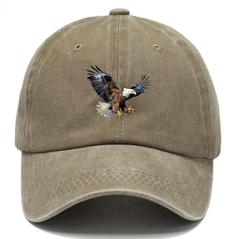 Pc Outdoor Style Eagle Printed Baseball Cap Casual Hats for Men Beach Hat for Women Outdoor Style Breathable Caps Adjustabl