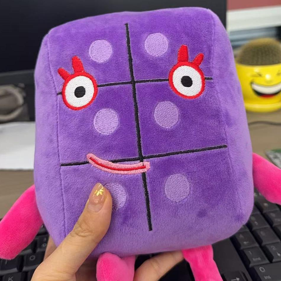 New Cartoon number Plush Doll Toy Educational Stuffed Movie TV number Toys Kids Gift early childhood education doll