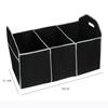 Car Multi-Pocket Trunk Organizer Large Capacity Folding Storage Bag Trunk Stowing Tidying Trunk Organizer Car Stuff Accessory