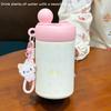 Super Cute Cartoon Design Portable Campus Student Water Cup High Value Cute Creative Thermos Cup with Straw Large Capacity