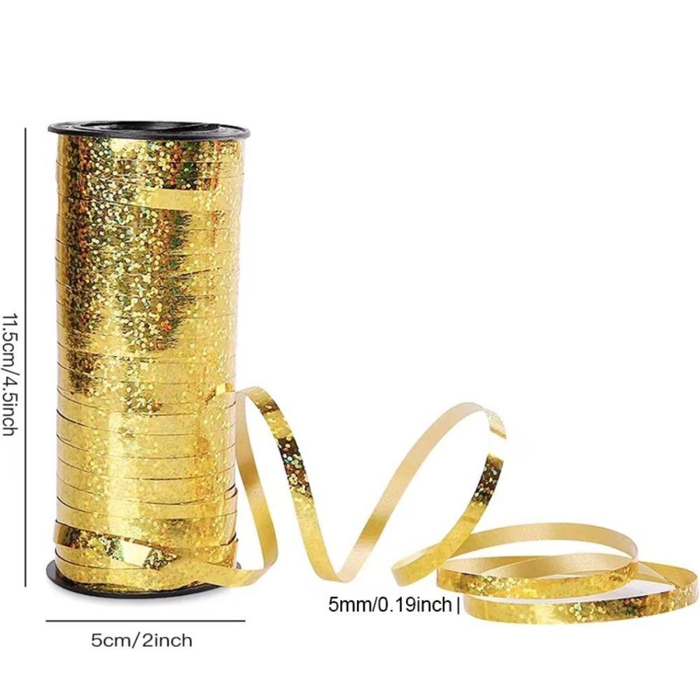 DIY Metallic Ribbon Wrapping Crafts Bows Gift Packaging  Florist Crafts