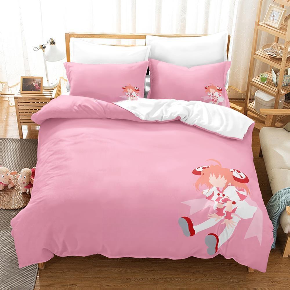3D Printing Anime Kawaii Girls Rizelmine Bedding Set Single Twin Full Queen King Size Bed Set Adult Kid Bedroom Duvet Cover Sets