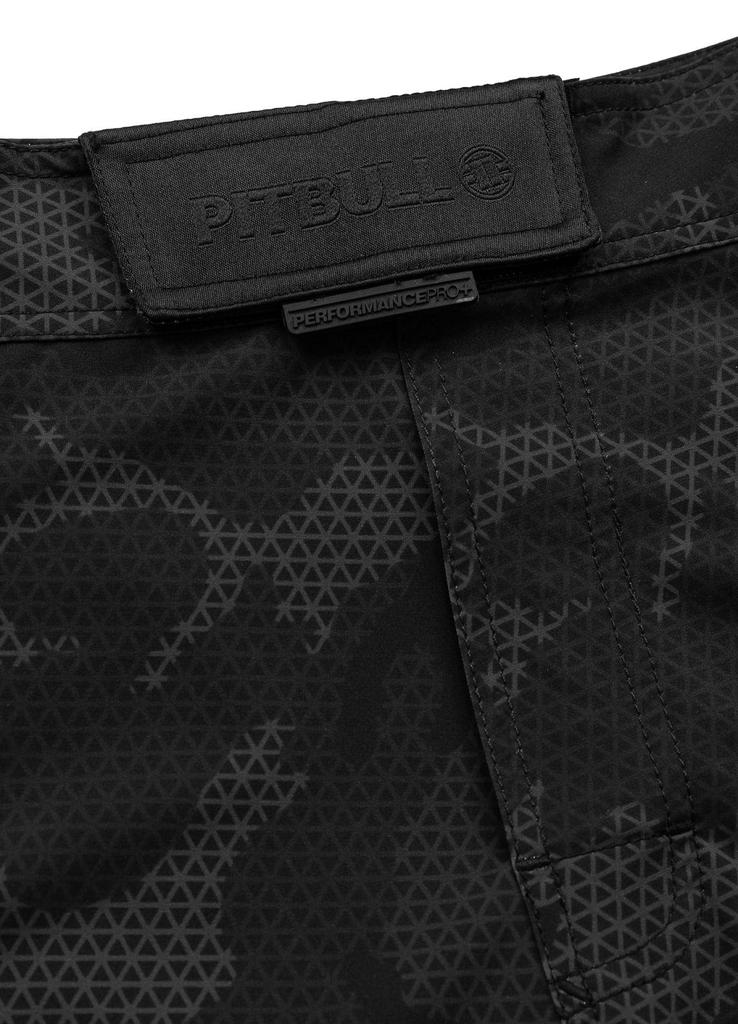 Pantaloncini Pitbull MMA Grappling 1 Camo a Rete 2 Camo Completamente Nero L