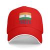 Bandiera Indiana Tricolore con Chakra di Ashoka Cappellino da Baseball Indiano Desi Cappellino Trucker alla Moda Cappellino Snapback per Coppia Primavera Donna Rock