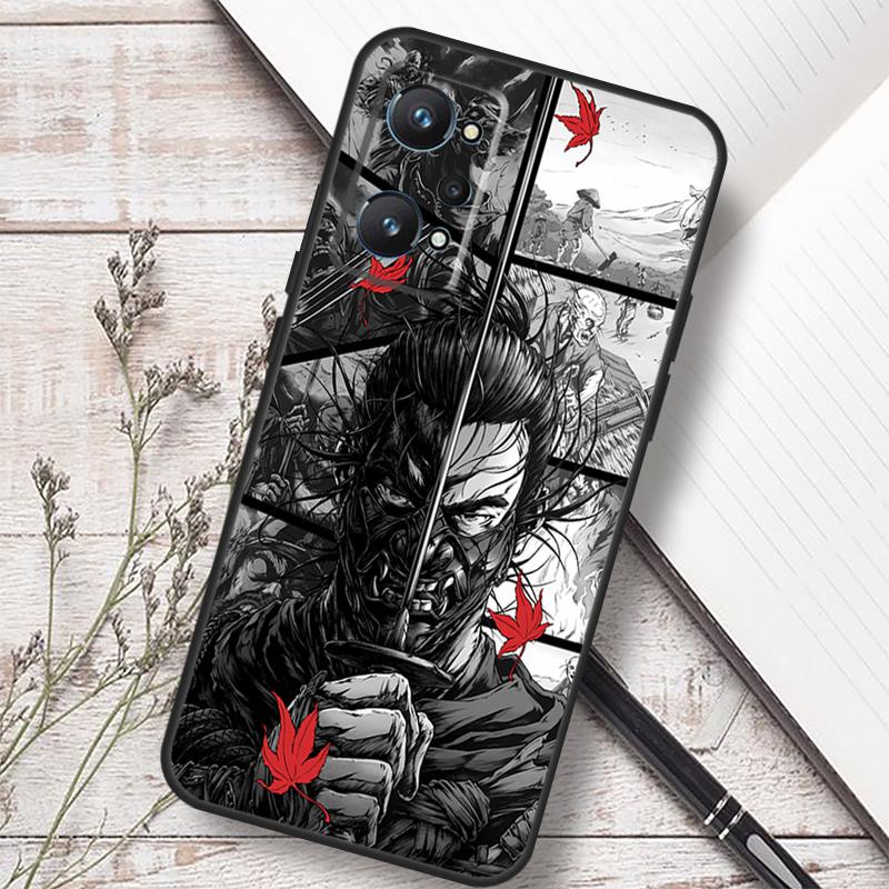 Japan Samurai Ninja For Realme 14 10 11 12 13 Pro Plus GT 6 6T 5 GT7 Pro C67 C61 C55 C53 C51 C21Y C25S C75 Case Realme GT7 Pro