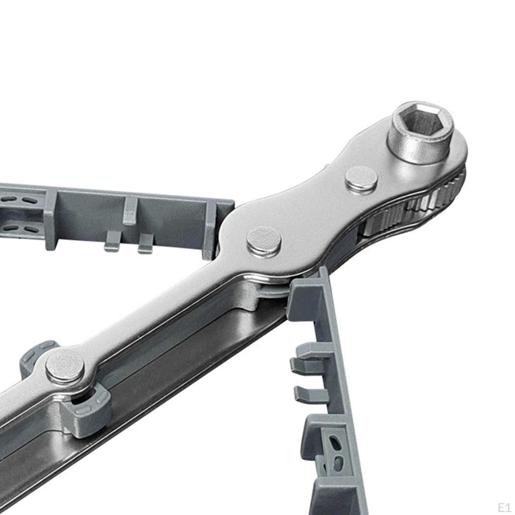 Bidirectional Ratchet Screwdriver Set with 4 Tips Disassemble Compact Quick Release Multifunctional