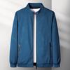 ROMON Men's Stand-Collar Baseball Jacket