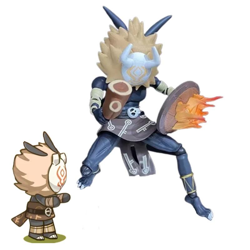 Original Genshin Impact Figma Chubby Soldier Action Figure 18.5cm Height Joint Movable