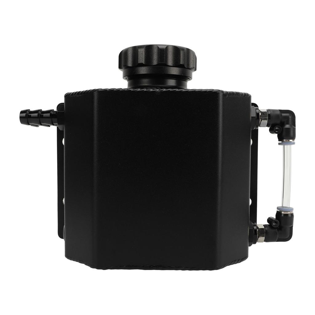 Universal Engine Coolant Expansion Tank 1L Aluminum Alloy Overflow Reservoir Bottle Tank