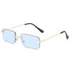 New Rimless Sunglasses Women Men Frameless Rectangle Sun Glasses Travel UV400 Protection Shades Cycling Driving Goggles