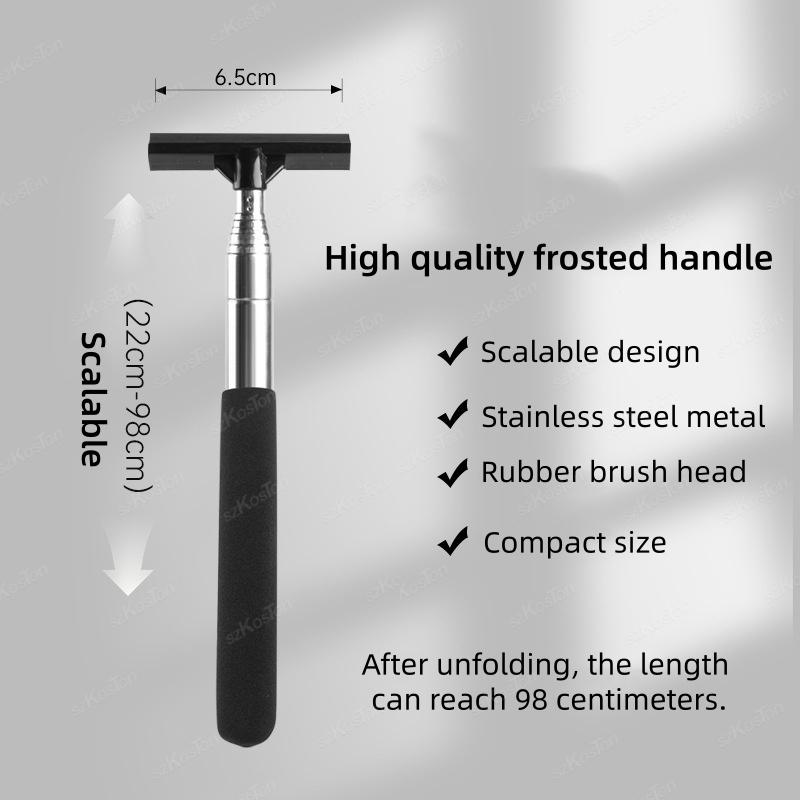 1 Pcs Side/Rearview Mirror Squeegee Retractable Car Wiper Portable Cleaning Tools Universal Vehicle Glass Cleaning Accessories