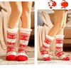 Christmas Women Cotton Socks Print Thicker Anti-slip Floor Socks Carpet Socks