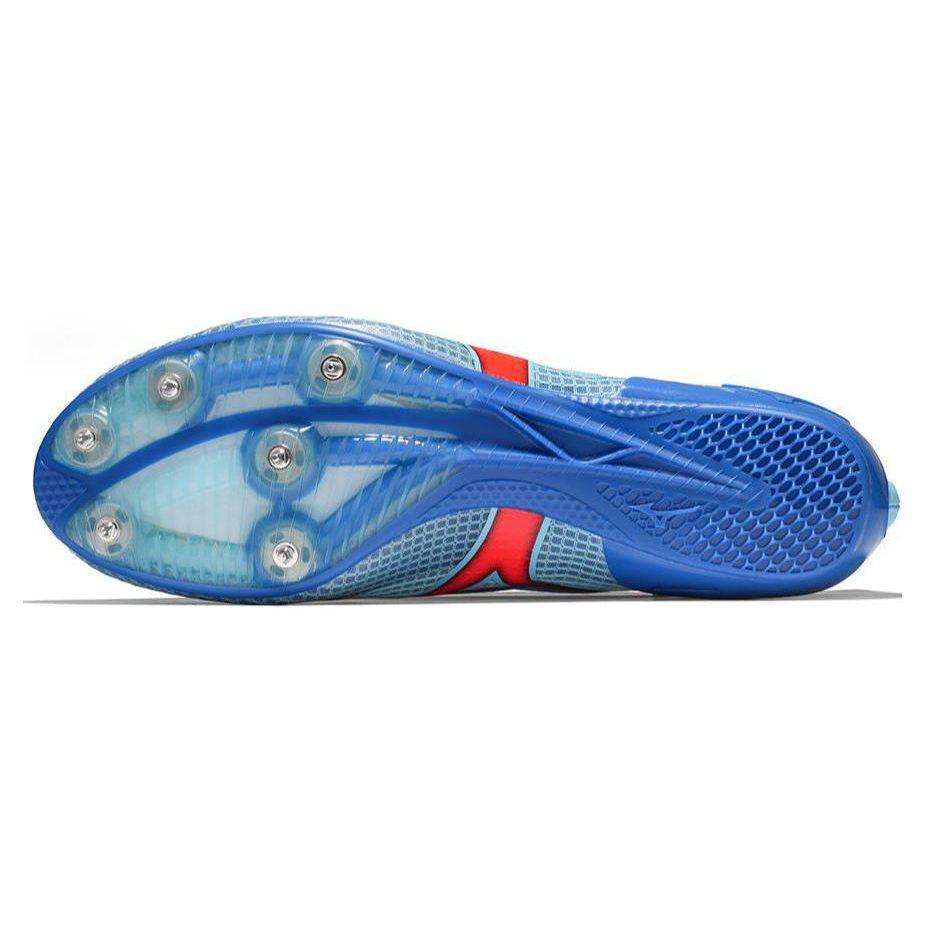 Mizuno Laser X Laser Next 3 Spikes Shoes Durable Breathable Low Top Running Shoes Unisex Sneakers Blue Orange U1GA230301