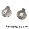Brushed Metal Stove Ignition and Gas Switch Knob