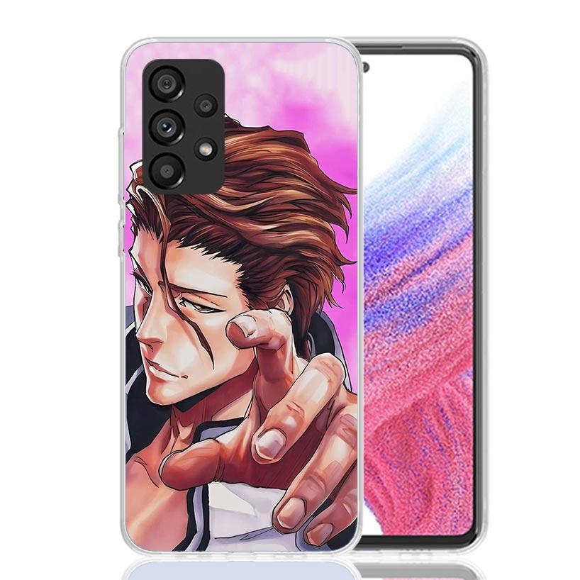 Aizen Sousuke Bleach Phone Case For Samsung Galaxy A17 A16 A14 A15 A13 A57 A56 A54 A55 A53 A37 A36 A34 A35 A33 A26 A24 A25 A23 G
