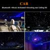 16W RGBW  Bluetooth APP RF Sound Control Fiber Optic Star Ceiling Meteor Light Kit