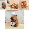 Adorable Capybara Plush Toy Chef Pillow Cute Party Decoration Gift For Kids