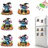 6pcs/Set Halloween Series Diamond Painting Magnets for Refrigerator Diamond Art Fridge Magnets for Adults Diamond Art Refrigerator Magnets Kits