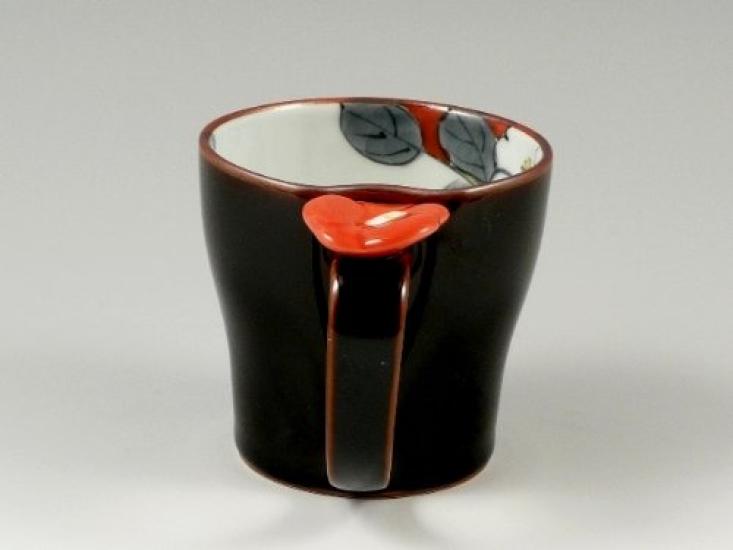 Arita Ware Senemon Kiln Hanae Maki Pair Mug 18622