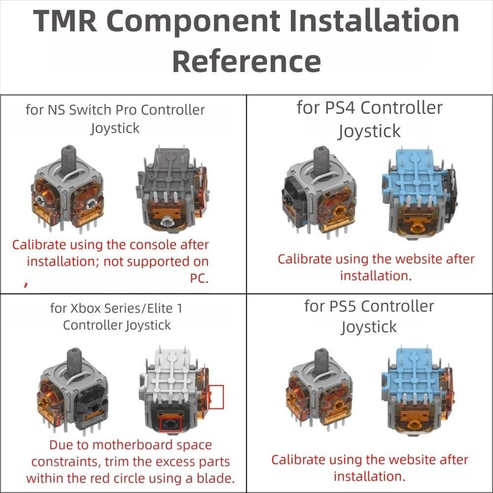 Durable TMR Joystick Sensor Accessories for PS4/PS5/XBOX Tunnel Magnetoresistive
