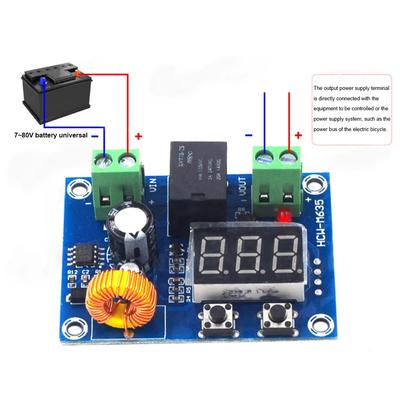 XHM609 Low Voltage Disconnect Switch Cut Off DC 12-36V Digital LED Display Over-Discharge Protect For 12-36V Lithium Battery