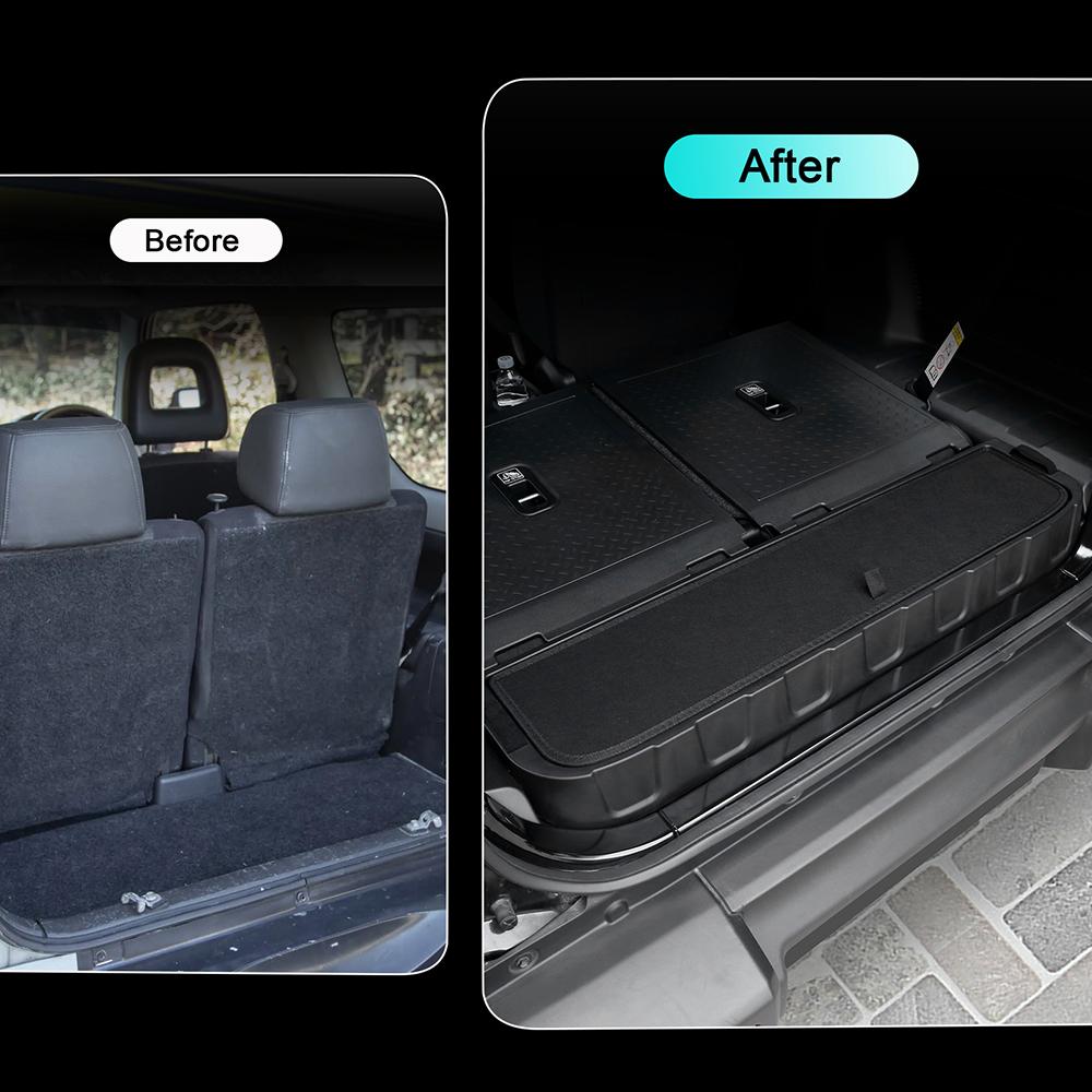 BDM1 For Suzuki Jimny 2019-2025 Trunk Storage Box Removable Partition Washable Organizer Anti-Scratch Interior Decor Auto Accessories
