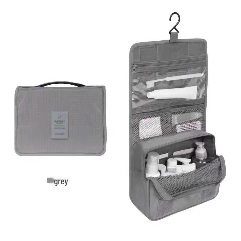 Waterproof Large Capacity Makeup Bag with Hook – Multifunctional Travel Cosmetics Storage