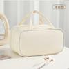 New Large Capacity Women Cosmetic Bag Portable Dual Handle 3-Layer Makeup Storage Bag Luxury
