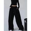 VIONA Y2K Harajuku Wide Leg Sweatpants Women Streetwear Baggy Oversize Gray Sports Pants High Waist Drawstring Casual Joggers Trousers