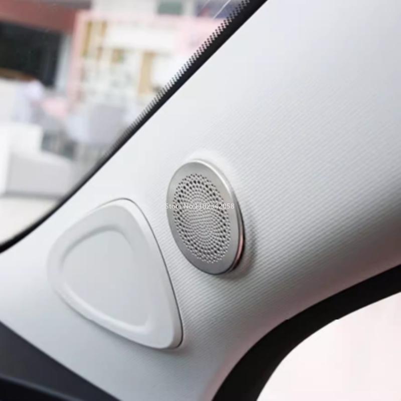For GWM ORA Good Cat Interior speaker cover Accessories A Pillar Audio Speaker Cover Trim Door Loudspeaker Cover Trim