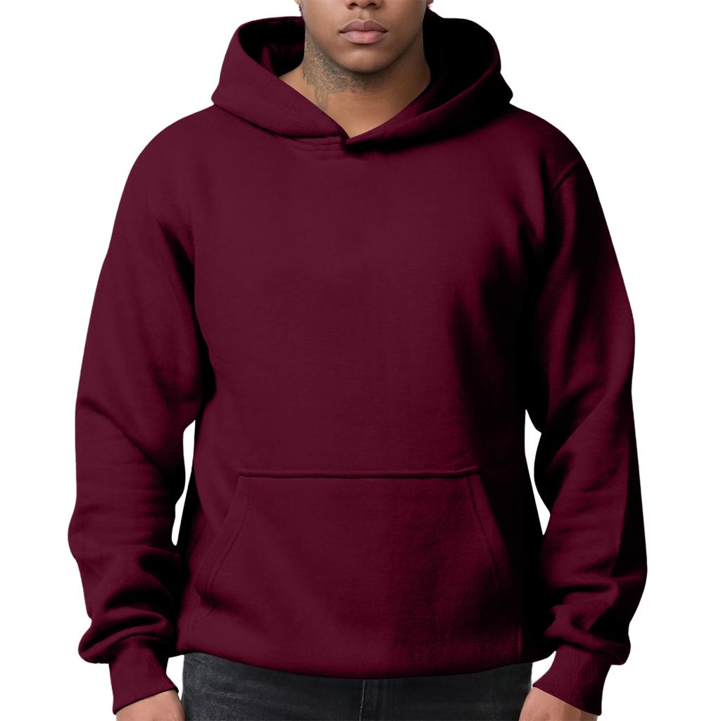 Men's Fleece Hoodie Casual Long Sleeve Sweatshirt