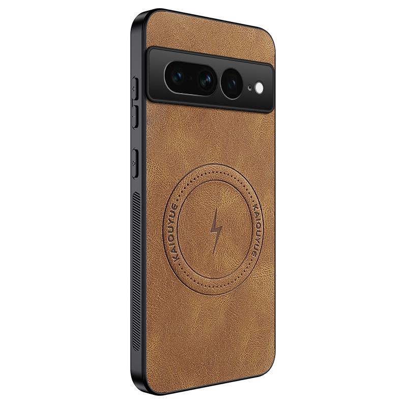 For Google Pixel 7 Pro Luxury Lightning Magnetic Leather Case For Google Pixel 7 Pro Shockproof Mobile Phone Protector Cover