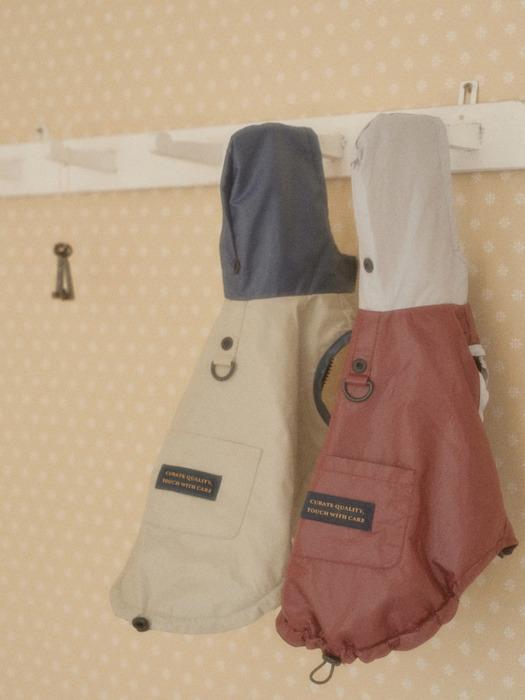 CROOKTHECHIHUAHUA Клетчатая ветровка с капюшоном (2color) Winery